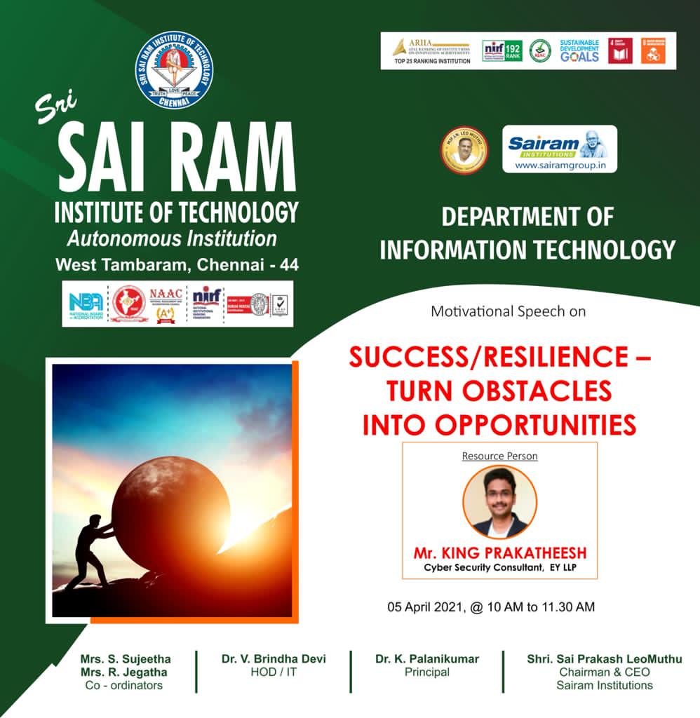 Home - Sri Sairam Institute of Technology | Top Engineering College in